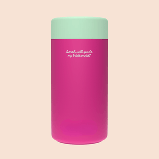 WILL YOU BE MY BRIDESMAID? – Custom Engraved Stainless Steel Cup {DOLL FACE}