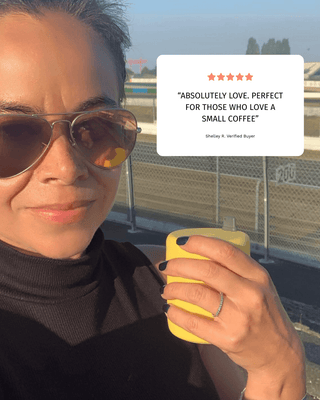 MINILUX - Reusable Glass Coffee Cup 6oz