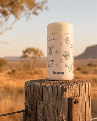 SADDLE UP I CHINO - Stainless Steel Reusable Cup 12oz