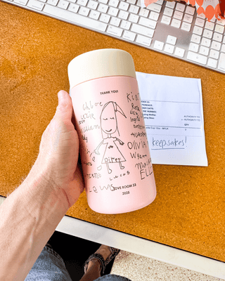BLACK ♥︎ Keepsake Sips -  Stainless Steel Reusable Cup 12oz