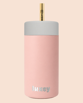 {PRE ORDER) PINK CLAY - Leakproof Stainless Kids Smoothie Cup