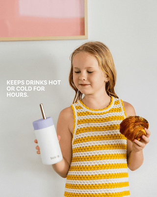 BLACK ♥︎ Kids Keepsake Sip - Stainless Steel Kids Tumbler 12oz