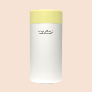WILL YOU BE MY BRIDESMAID? – Custom Engraved Stainless Steel Cup {OAT MILK}