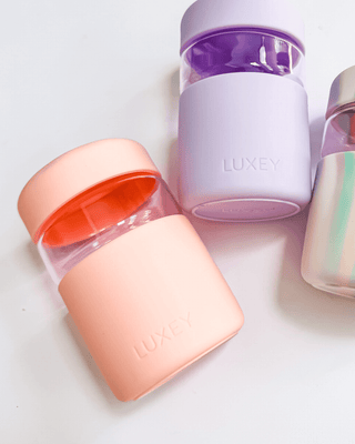 { PINK GLASS } STRAWBERRY FLUFF - Regular Reusable Coffee Cup 8oz