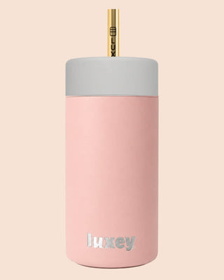 {PRE ORDER) PINK CLAY - Leakproof Stainless Kids Smoothie Cup