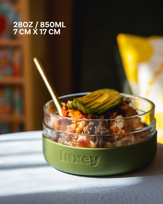 LUNCH BOWL – Reusable Glass Lunch Container { SECONDS }