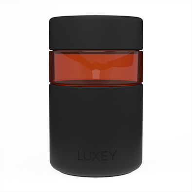 BLACK - Limited Edition Amber Glass RegularLUX 8oz