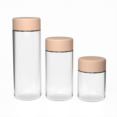 PANTRY CANISTER SET - PEACH