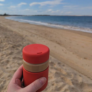 REGULAR - Reusable Glass Coffee Cup 8oz