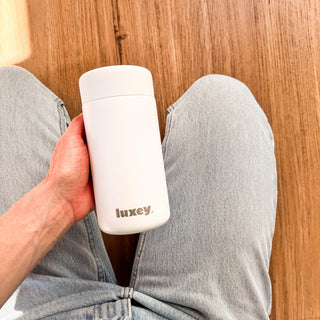 BREW THEN SIP - Stainless Cup & Coffee Gift Set