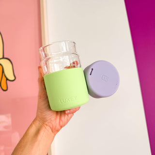 REGULAR - Reusable Glass Coffee Cup 8oz