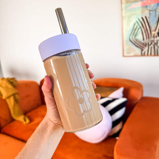 LIMITED EDITION FLOWER STUDIO TUMBLER - Reusable Glass Iced Drinks Cup