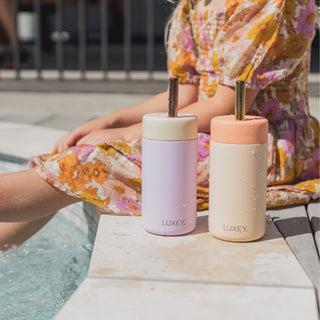 GRAPE & PEACH - Insulated Iced Drink Tumbler