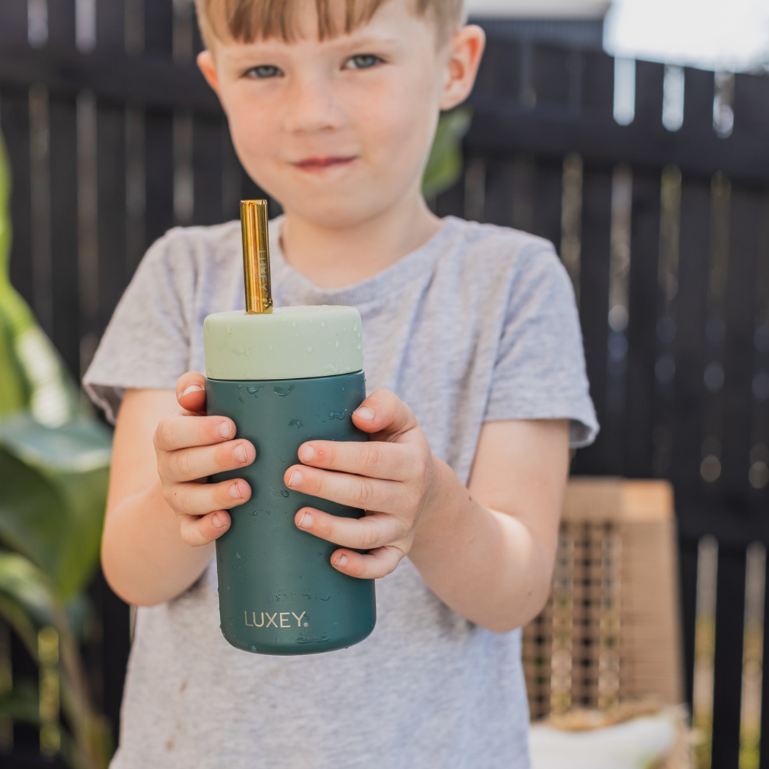 Kids Stainless Steel Smoothie Cup - Leak-Free - LUXEY CUP