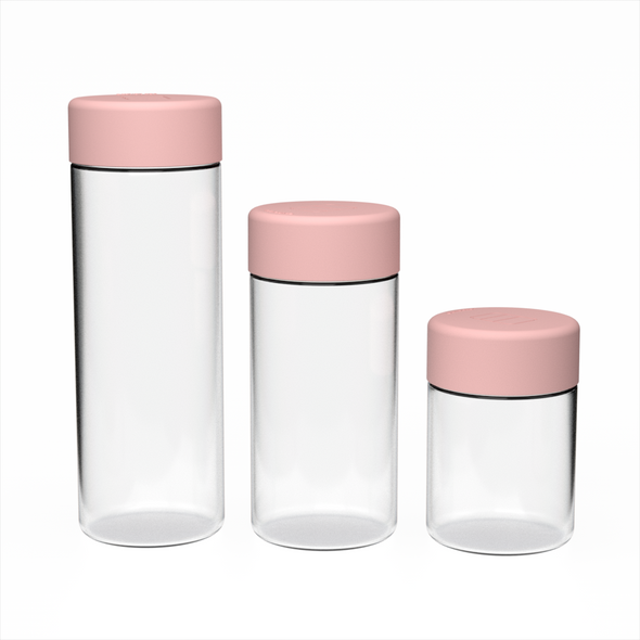 PANTRY CANISTER SET - DUSTY PINK