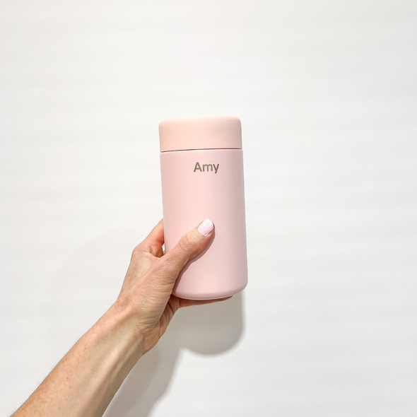 WHITE & PINK SALT - Stainless Steel Cup 12oz