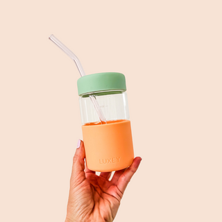 GLASS SIPSTRAWS - Reusable Glass Straws —3 pack {Fits Original Cups}