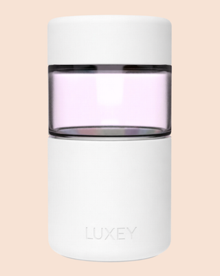 { PINK GLASS } SNOW WHITE - Original Reusable Coffee Cup 12oz