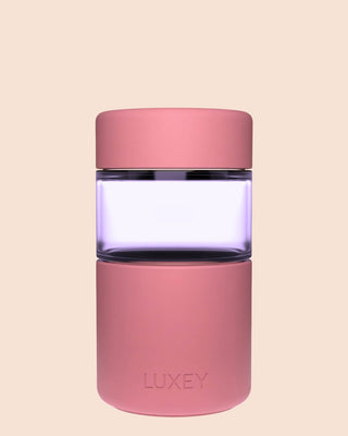 PURPLE GLASS ORIGINAL - Reusable Glass Coffee Cup 12oz