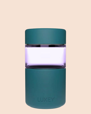 PURPLE GLASS ORIGINAL - Reusable Glass Coffee Cup 12oz