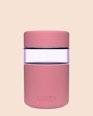 PURPLE GLASS REGULAR - Reusable Glass Coffee Cup 8oz