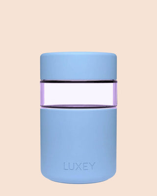 PURPLE GLASS REGULAR - Reusable Glass Coffee Cup 8oz