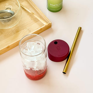 STUDIO TUMBLER - Reusable Glass Iced Drinks Cup I STANDARD