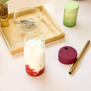 STUDIO TUMBLER - Reusable Glass Iced Drinks Cup I STANDARD