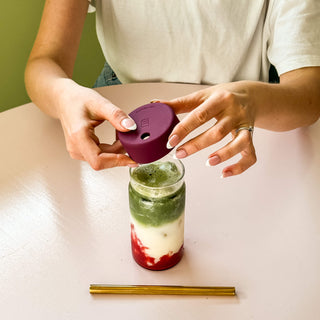 STUDIO TUMBLER - Reusable Glass Iced Drinks Cup I STANDARD