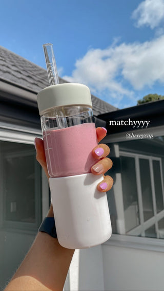 WHITE - Duo Switch Coffee & Smoothie Cup 16oz