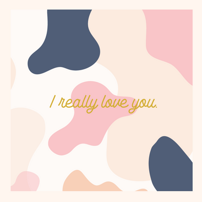 GREETING CARD - I LOVE YOU