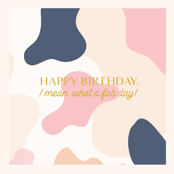 Luxey Gift and Happy Birthday Greeting Card