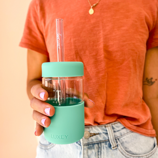 TEAL I ORIGINAL STRAW LID – Fits Mini, Regular & Original Glass Cups