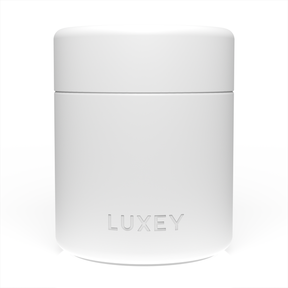 White - MiniLUX Luxey Cup (Up to 6 oz) Small Size Reusable Glass Coffee Cup