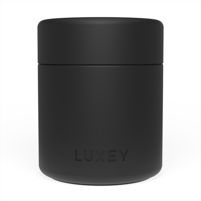 Black - MiniLUX Luxey Cup (Up to 6 oz) Small Size Reusable Glass Coffee Cup