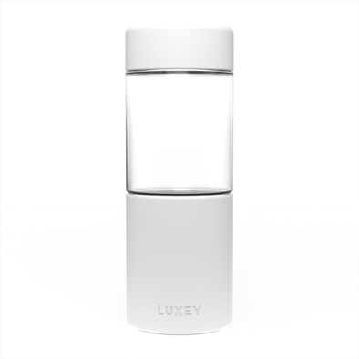 White Middle Child Luxey Cup ( Up to 16oz ) Large Reusable Glass Coffee Cup