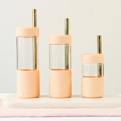 REUSABLE STAINLESS STEEL STRAWS - GOLD