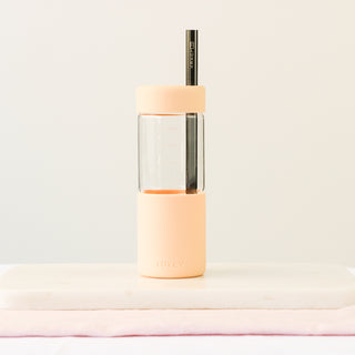 REUSABLE STAINLESS STEEL STRAWS - BLACK
