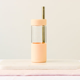 REUSABLE STAINLESS STEEL STRAWS - GOLD