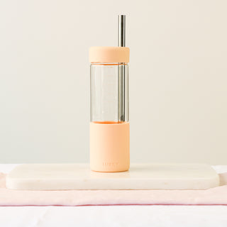 REUSABLE STAINLESS STEEL STRAWS - SILVER