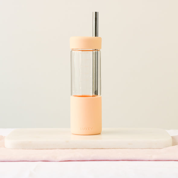 REUSABLE STAINLESS STEEL STRAWS - SILVER